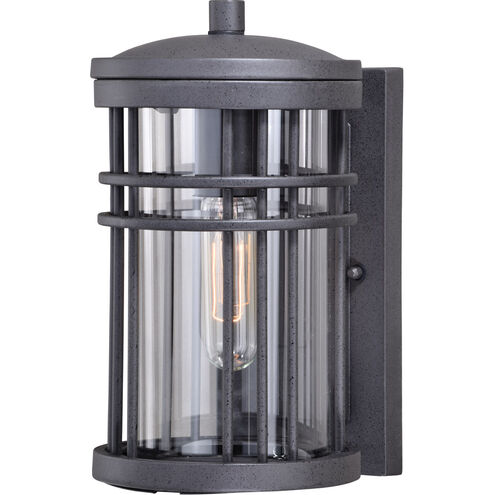 Wrightwood LED 10.75 inch Vintage Black Outdoor Wall