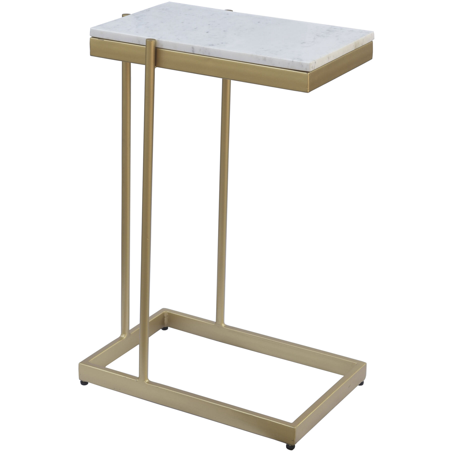 Sulu 25 X 17 inch White C Table