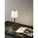 Ella 17.8 inch Matte Black Interior Table Light Portable Light