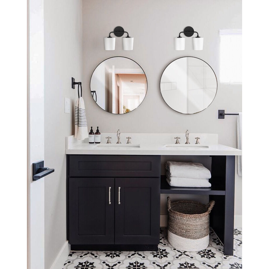 Bristol 2 Light 13 inch Black Wall Sconce Wall Light