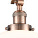 Franklin Restoration XX-Large Beacon 1 Light 12 inch Antique Copper Semi-Flush Mount Ceiling Light in Matte White Glass, Franklin Restoration
