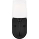 Windom 1 Light 4.5 inch Midnight Black Wall Bath Fixture Wall Light