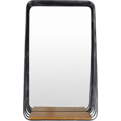 Carter 31.5 X 19 inch Light Grey Mirror, Rectangle