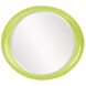 Ellipse 39 X 35 inch Glossy Green Wall Mirror