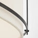 Carrier and Company Callaway LED 22.25 inch Bronze Flush Mount Ceiling Light