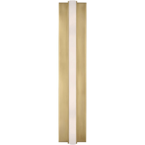 Kelly by Kelly Wearstler Linea Sconce Wall Light in Hand Rubbed Antique Brass