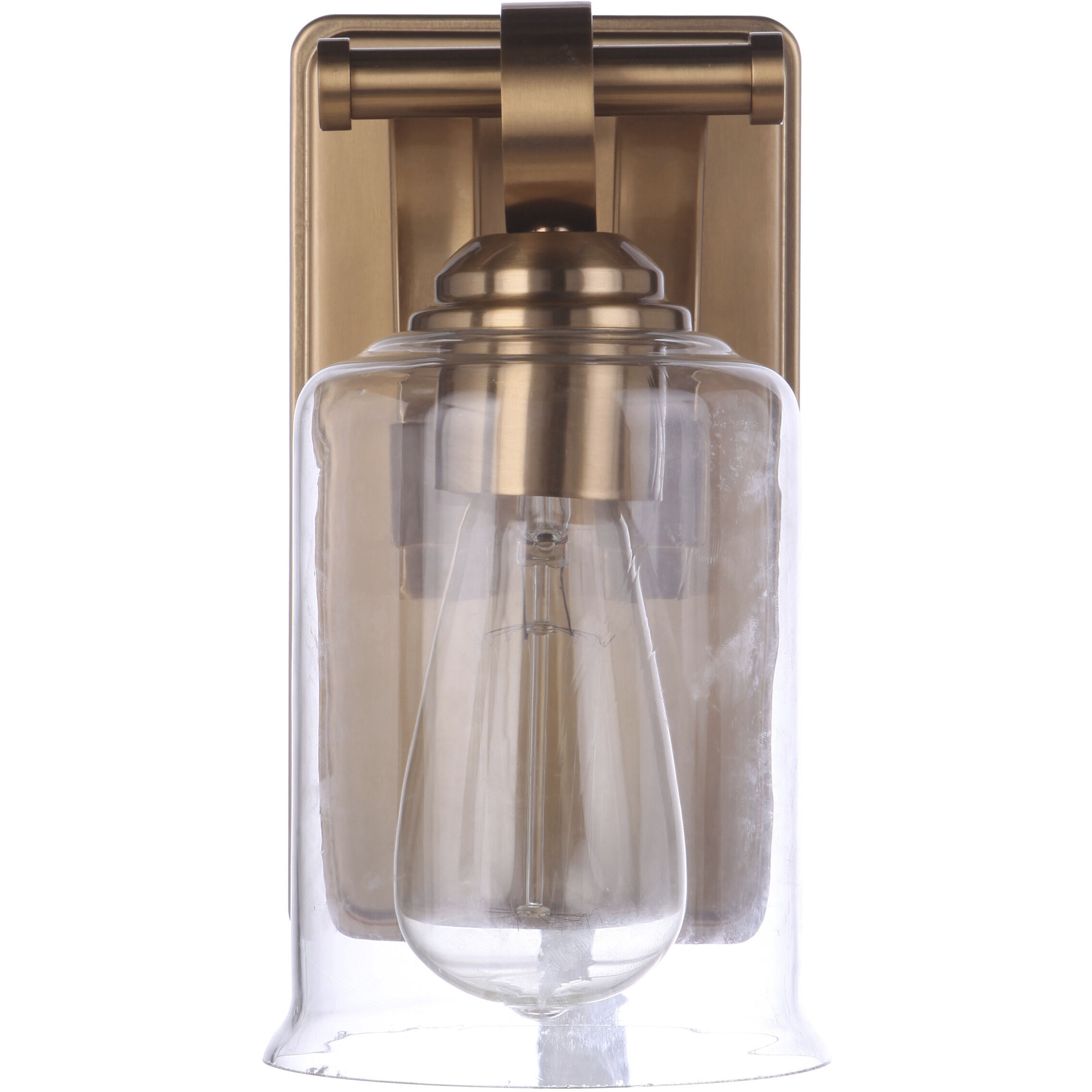 Romero 1 Light 5 inch Satin Brass Wall Sconce Wall Light