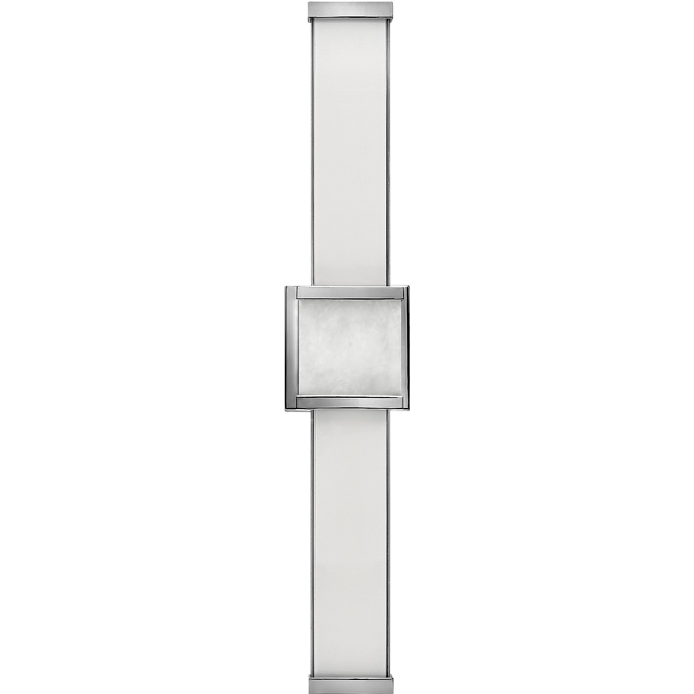 Pietra LED 25 inch Chrome Vanity Light Wall Light, Vertical