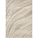 Mitra 90 X 63 inch Black/White Rug in 5 x 7