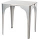 Cove 24.4 X 22.4 inch Sterling Side Table, Marble Top