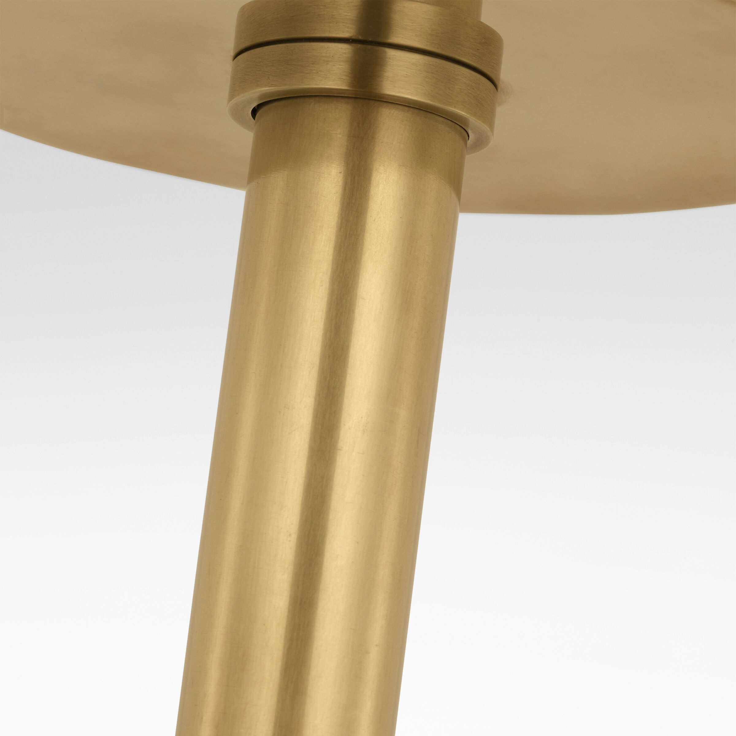 Kelly Wearstler Rousseau LED 1 inch Antique-Burnished Brass Monopoint Flush Mount Ceiling Light