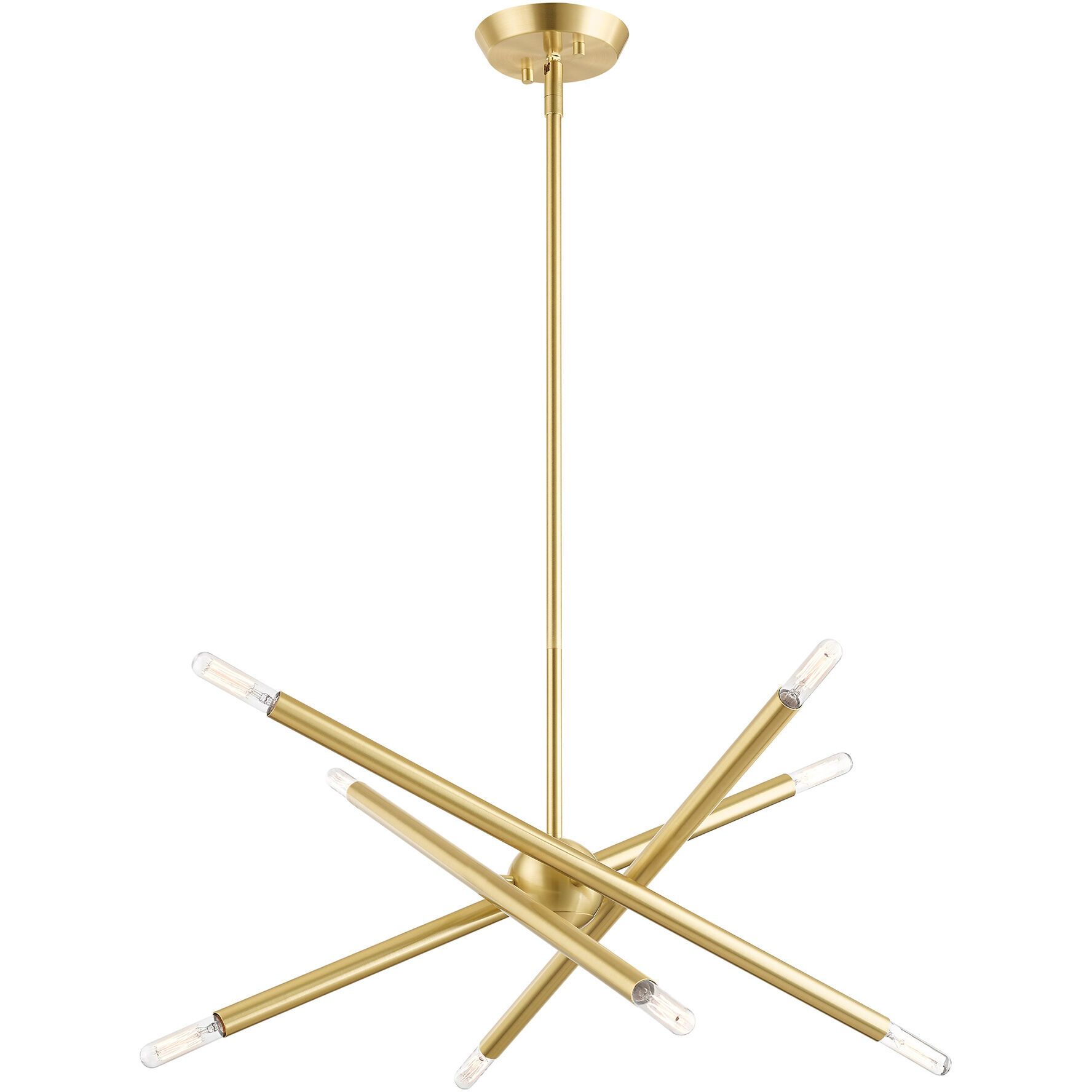 Soho 8 Light 20 inch Satin Brass Chandelier Ceiling Light