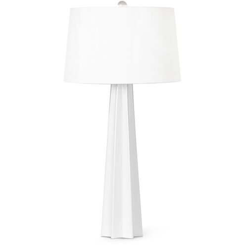 Star 32.5 inch 150.00 watt White Table Lamp Portable Light