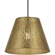 Hargen 1 Light 15 inch Antique Brass Pendant Ceiling Light