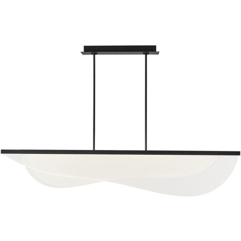 Sean Lavin Nyra LED 60 inch Nightshade Black Linear Suspension Ceiling Light, Integrated LED