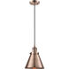 Franklin Restoration Appalachian LED 8 inch Antique Copper Mini Pendant Ceiling Light, Franklin Restoration