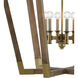 Bastian 6 Light 37.25 inch Brass Chandelier Ceiling Light, Large
