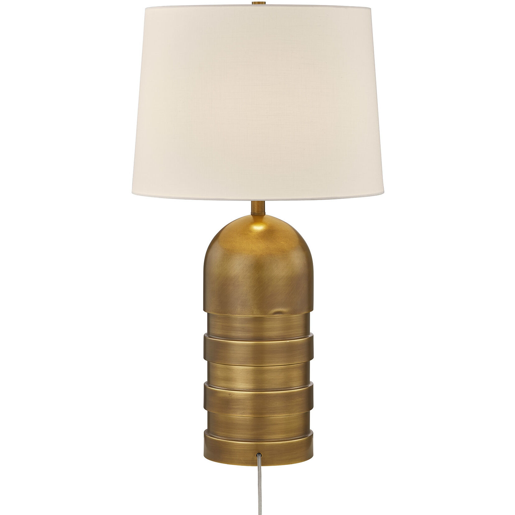 Wehunt 32 inch 100.00 watt Brass Table Lamp Portable Light, Coco & Dash