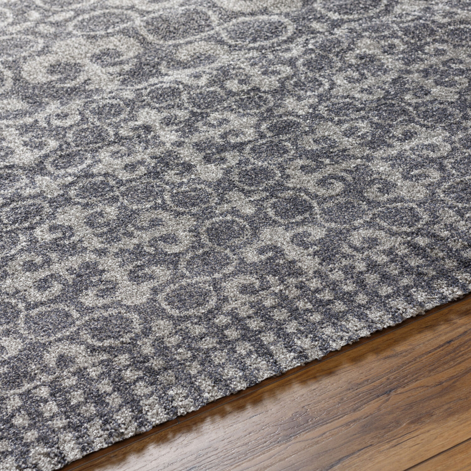 Pembridge 91 X 63 inch Charcoal Rug in 5 x 8, Rectangle