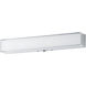 Edge LED 18 inch Polished Chrome Bath Vanity Light Wall Light
