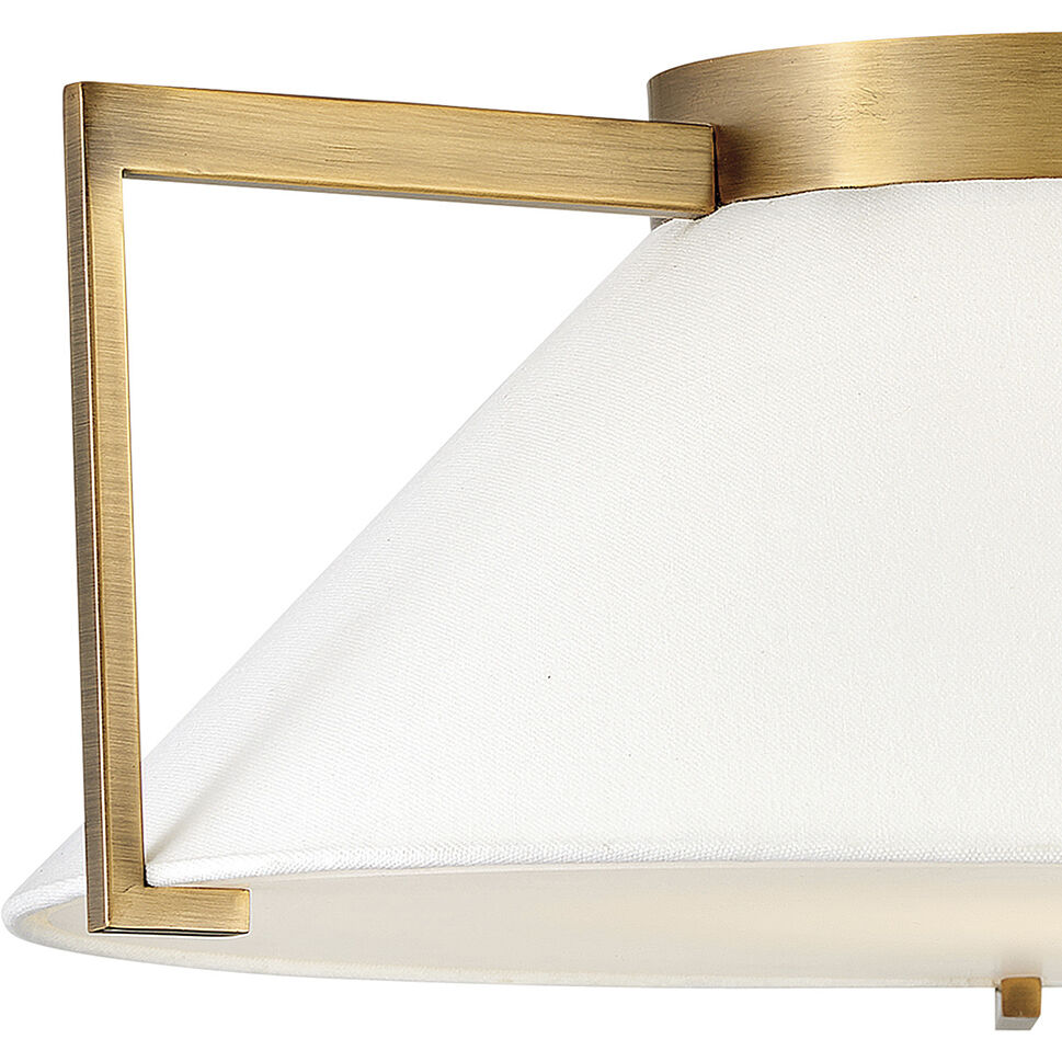 Calla LED 20 inch Brushed Bronze Indoor Flush Mount Ceiling Light