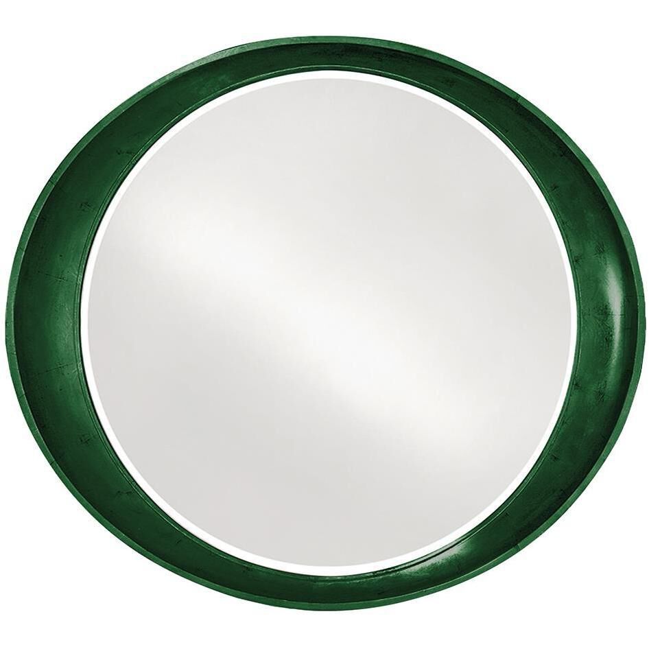 Ellipse 39 X 35 inch Hunter Green Mirror