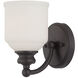 Melrose 1 Light 5 inch English Bronze Wall Sconce Wall Light, Essentials