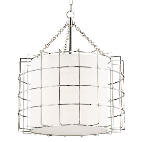 Sovereign LED 24 inch Polished Nickel Pendant Ceiling Light