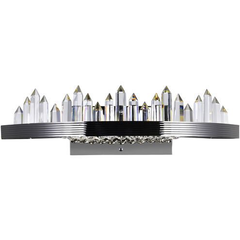Agassiz LED 24 inch Polished Nickel Wall Sconce Wall Light
