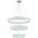 Kinsley 1 Light 32 inch Polished Chrome Chandelier Ceiling Light