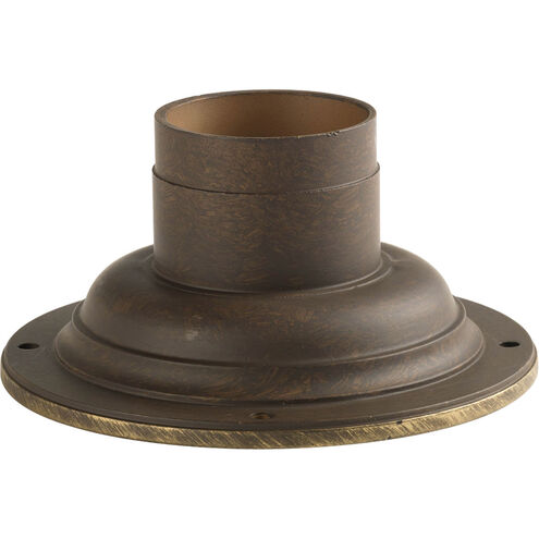 Pedestal Mount 3 inch Weathered Bronze Pedestal Mounting