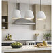 Bronx 3 Light 36 inch White Multi Pendant Ceiling Light