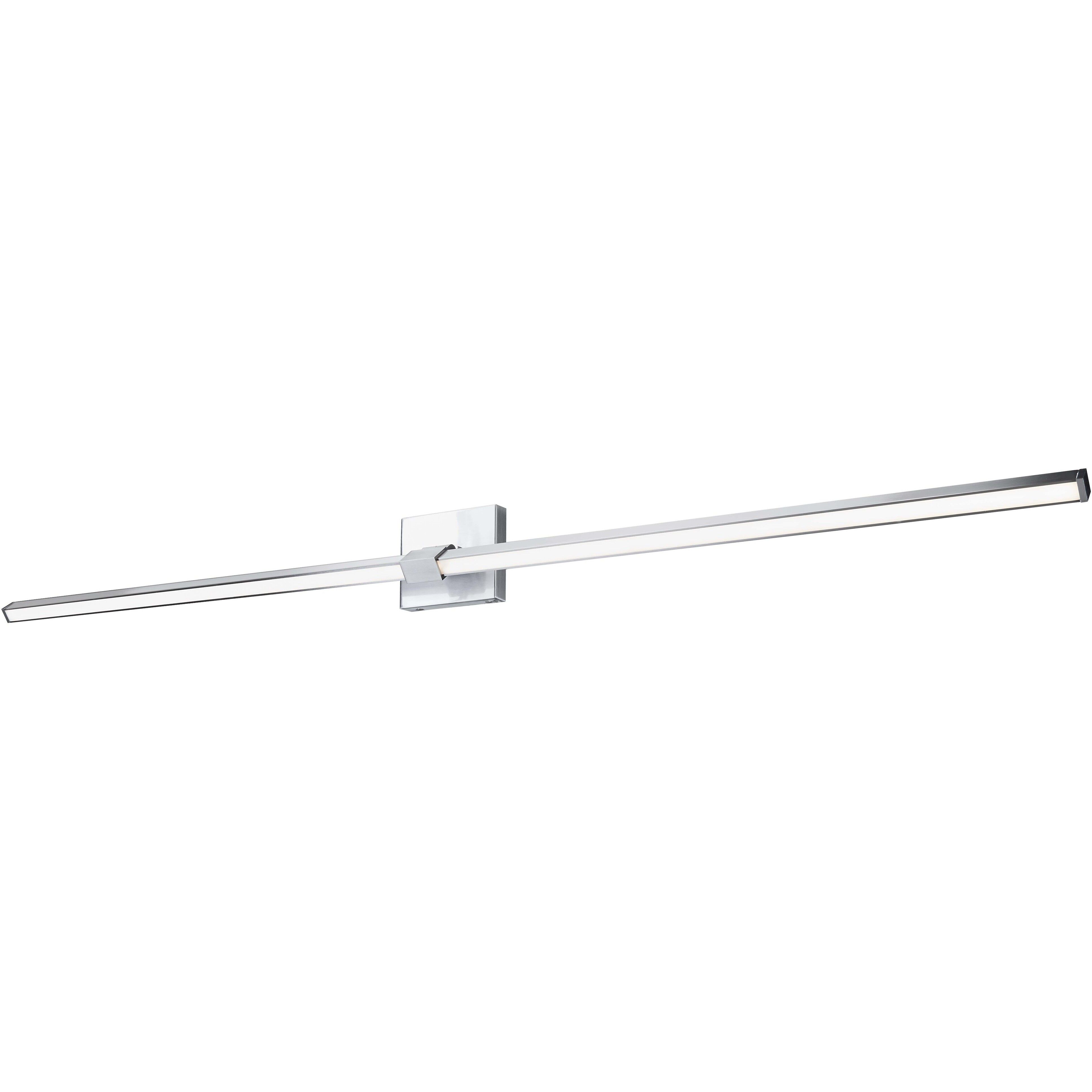 Epee LED 58.1 inch Brushed Nickel Bath Vanity Light Wall Light