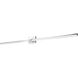 Epee LED 58.1 inch Brushed Nickel Bath Vanity Light Wall Light