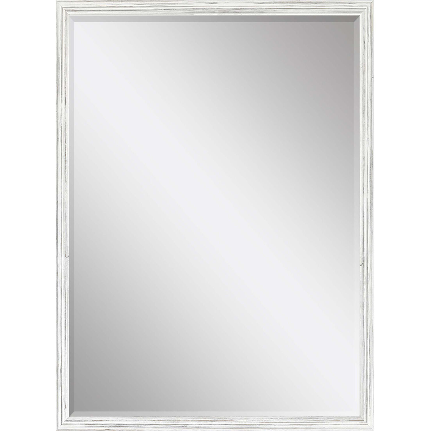 418 Mirror Group 39 X 27 inch White Wall Mirror
