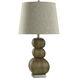 Cameron 29.5 inch 150.00 watt Brown and Silver Table Lamp Portable Light