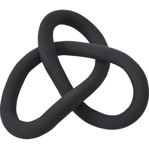 Binna Matte Black Infiniti Knot Decorative Object