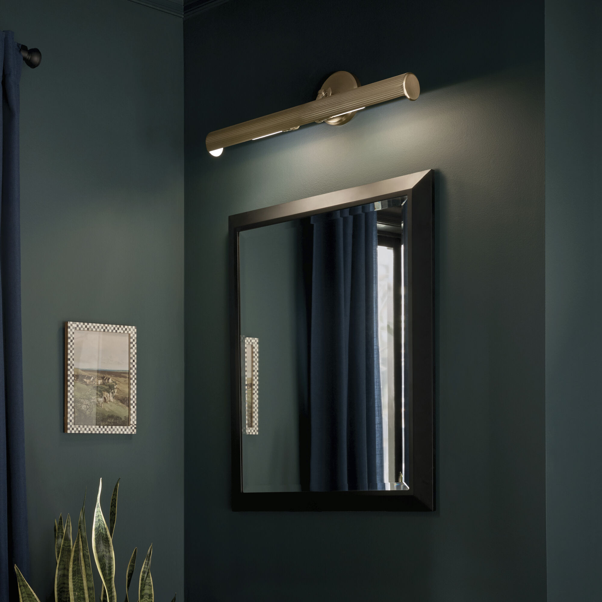 Midi 13 watt 12.25 inch Champagne Bronze Picture Light Wall Light