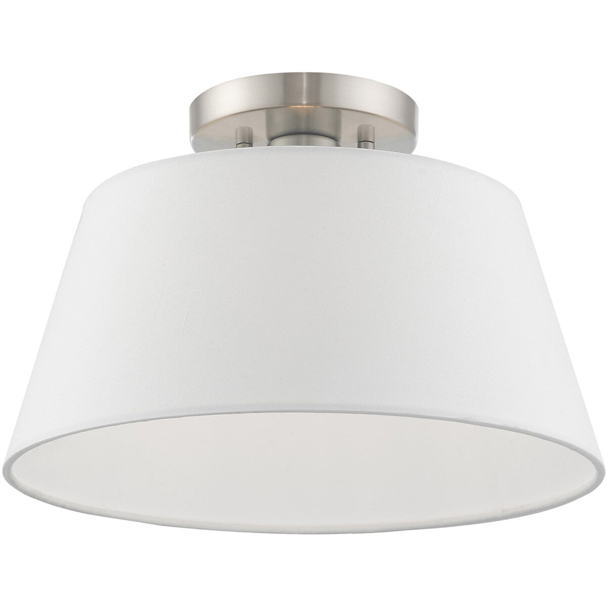 Belclaire 1 Light 13 inch Brushed Nickel Semi-Flush Mount Ceiling Light