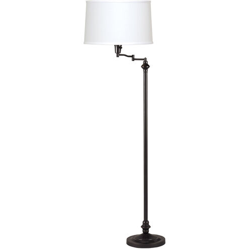 Signature 59 inch 150 watt Dark Bronze Swing Arm Floor Lamp Portable Light