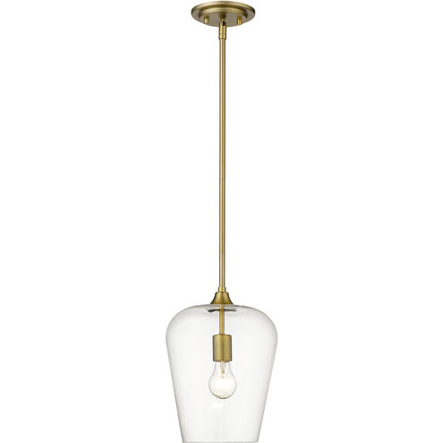 Joliet 1 Light 9 inch Olde Brass Pendant Ceiling Light