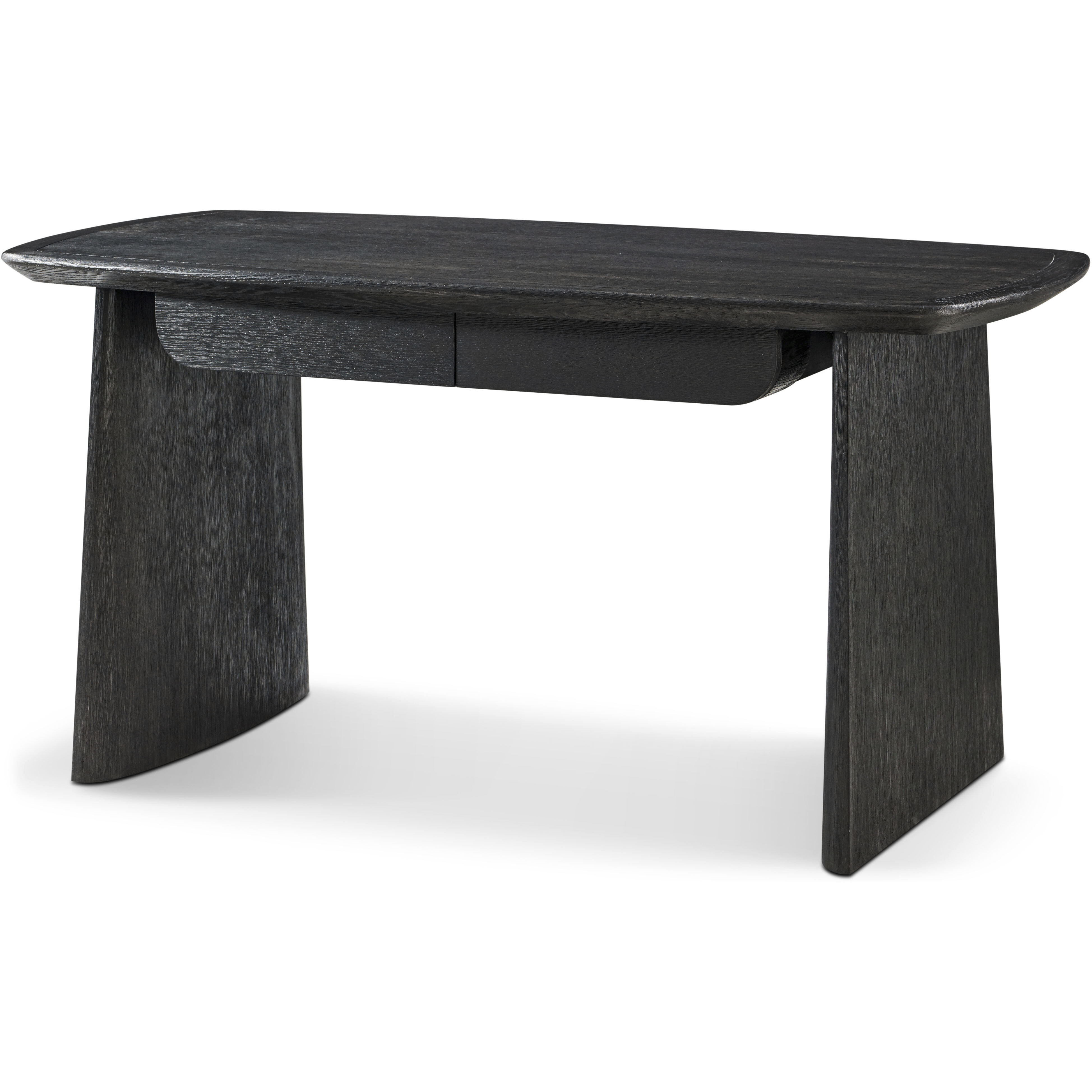 Repose 60 X 30 inch Charcoal Oak Desk, Wooden