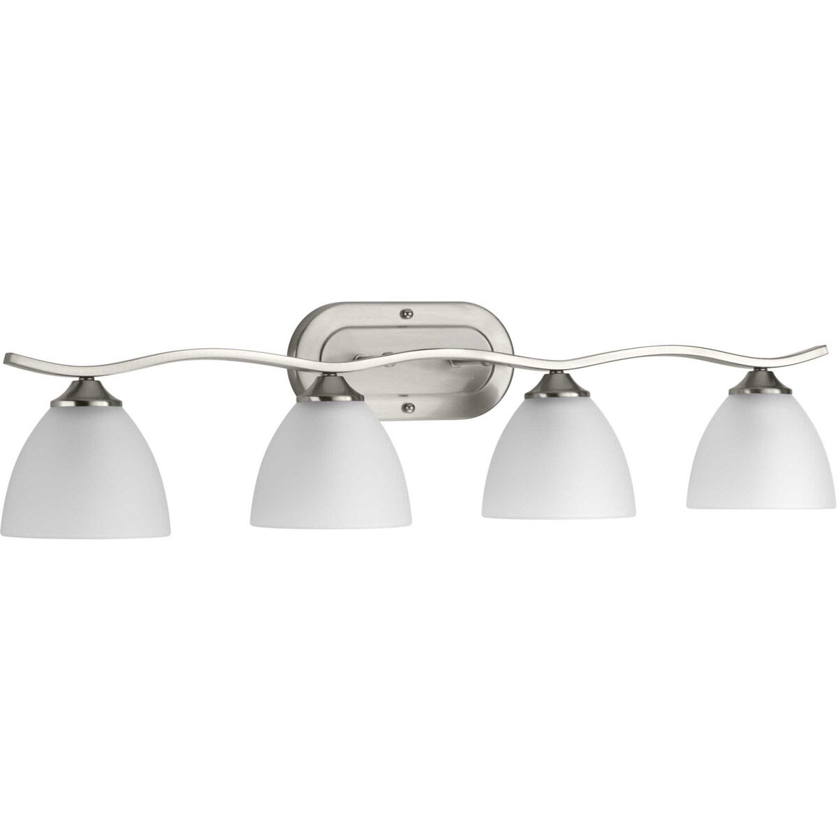 Laird 4 Light 33 inch Brushed Nickel Bath Vanity Wall Light