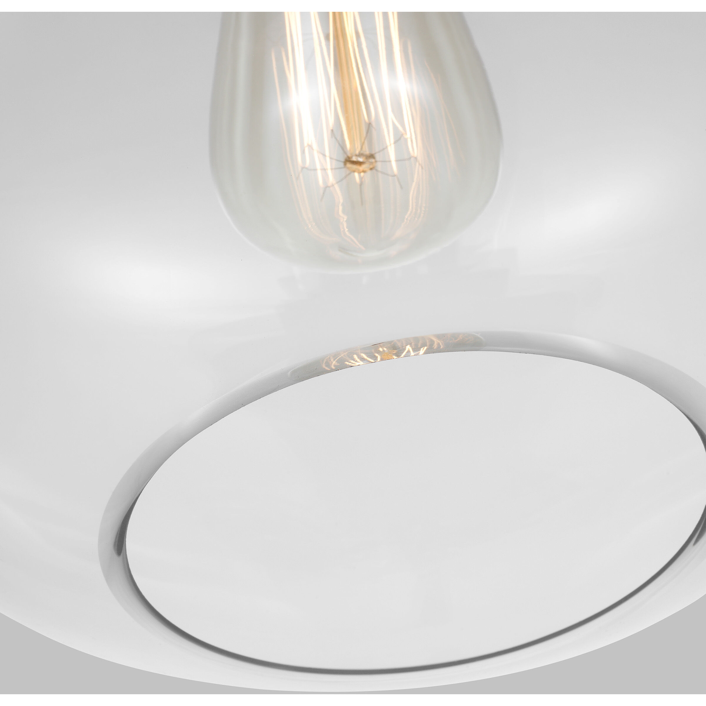 TOB by Thomas O'Brien Mela 1 Light 12.38 inch Aged Iron Pendant Ceiling Light