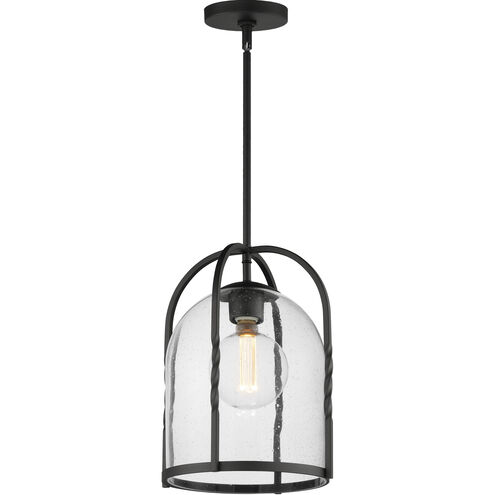 Foundry 1 Light 11 inch Black Outdoor Pendant