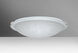 Trio 16 2 Light 16 inch Polished Nickel Flush Mount Ceiling Light in Incandescent, Stucco Glass