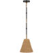 Thomas O'Brien Goodman 1 Light 9.5 inch Bronze and Hand-Rubbed Antique Brass Hanging Shade Ceiling Light, Petite