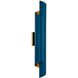 Piaga Wall Sconce Wall Light in Matte Blue and Polished Brass
