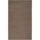 Windsor 132 X 96 inch Dark Brown, Medium Gray Rug