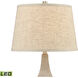 Wendover 25 inch 9.00 watt Polished Concrete with Brushed Steel Table Lamp Portable Light